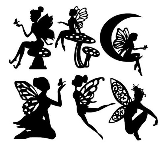 12-24 Fairy Faries 01 Die Cuts Embellishments Cut-out Pre-cut - Etsy