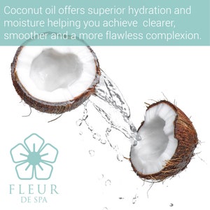 anti aging face serum from Fleur De Spa coconut oil and vitamin c for moisture and hydration