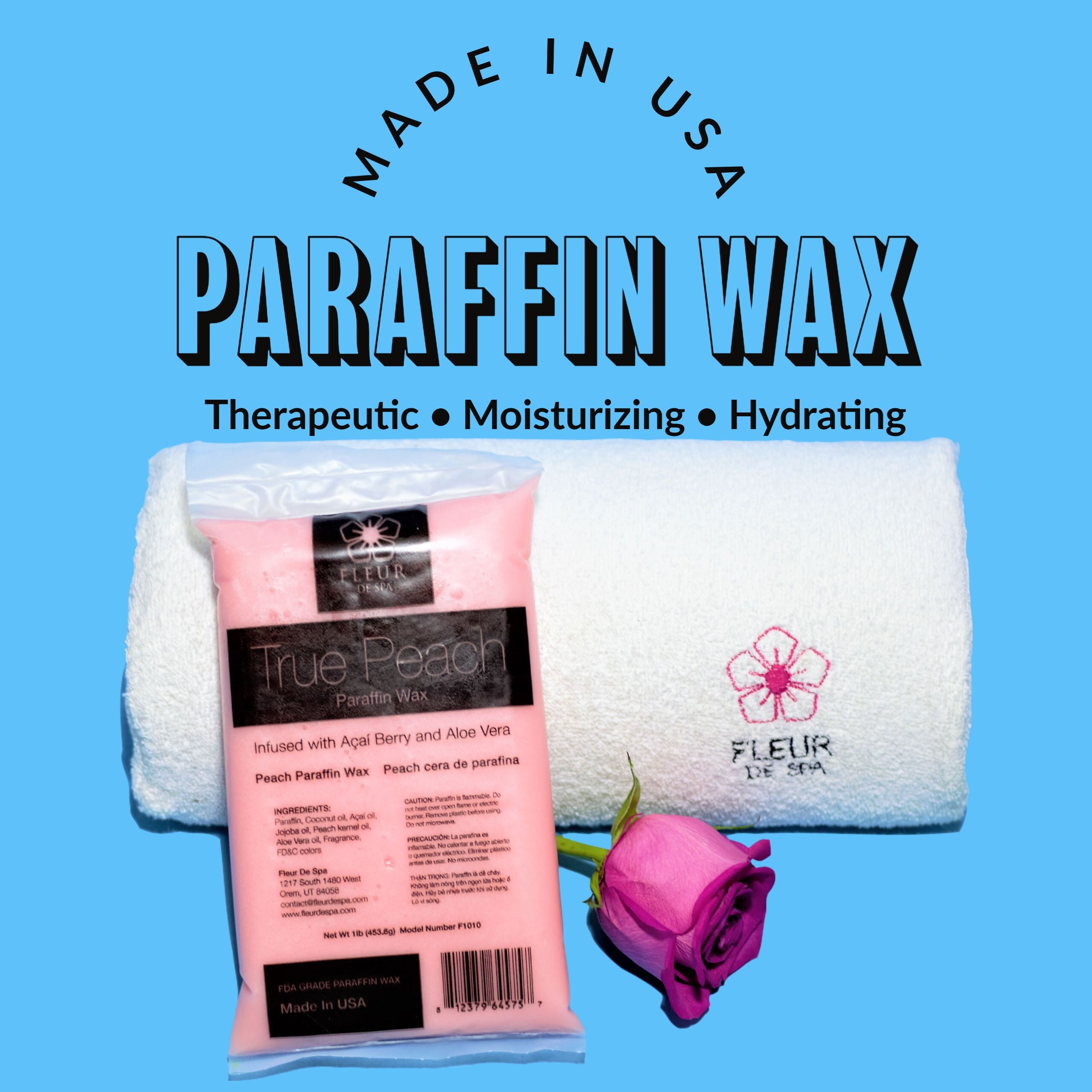 Paraffin Wax 6 lbs Pack, Paraffin Bath Bulk, Paraffin Wax Blocks
