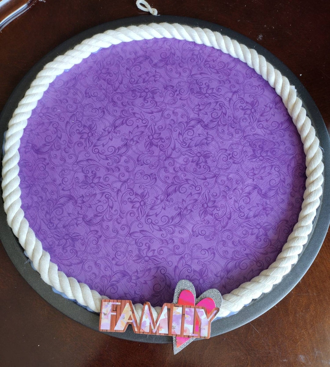 Purple Print Memory Board Board Message Board Etsy