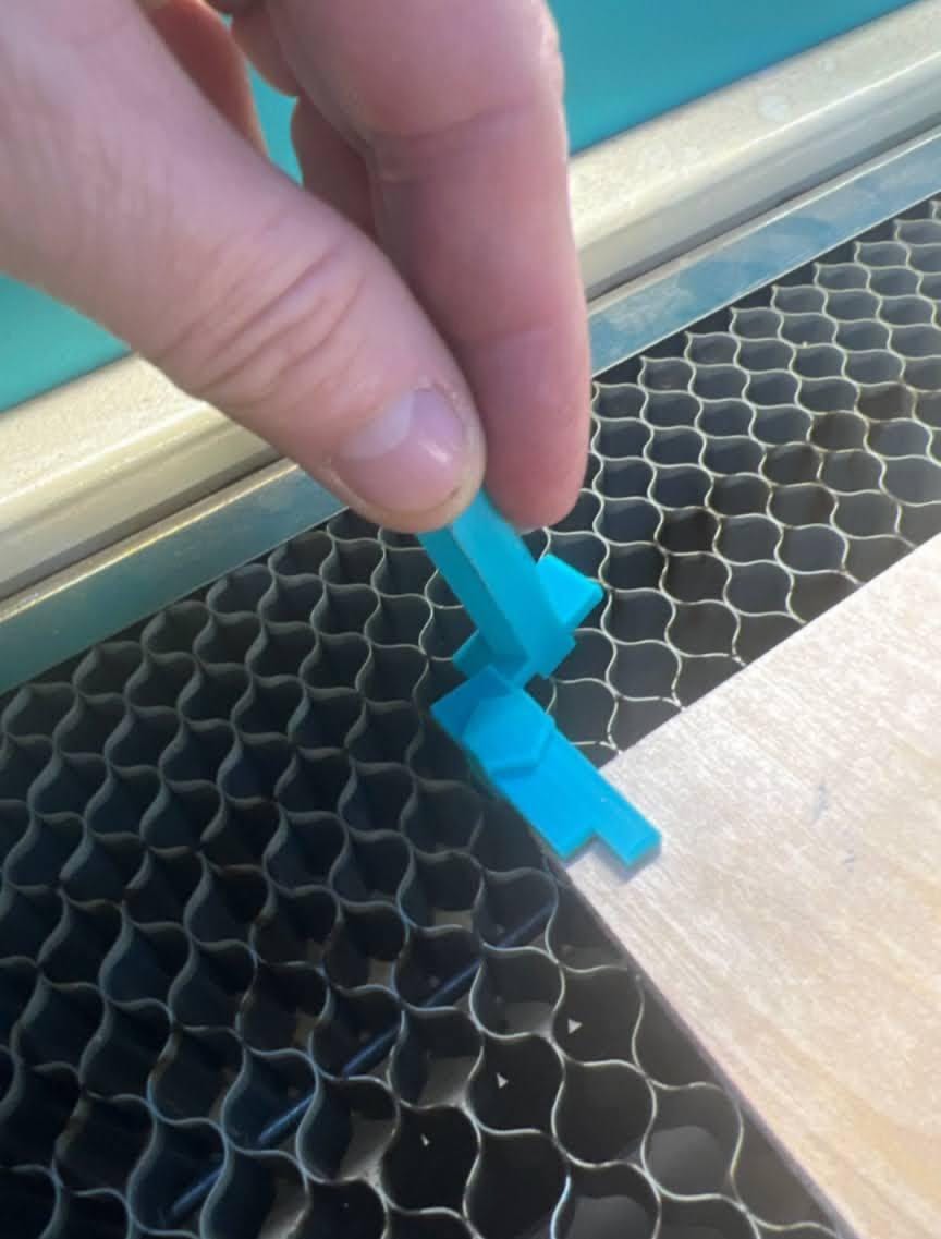 60x Honeycomb Bed Pin, Laser Hold Down Pins, Crumb Tray Pins, Laser Cut