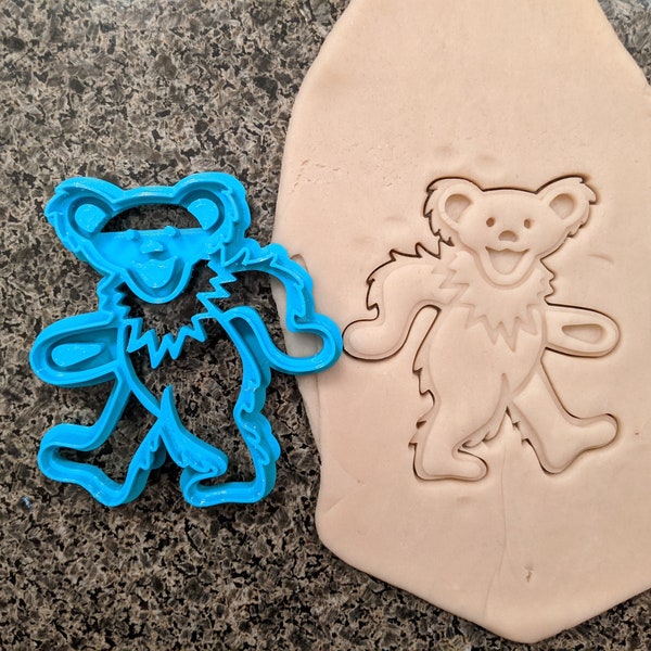 Dancing Bear, Cookie Cutter or Embosser Stamp 2.5in / 3in / 4in Options