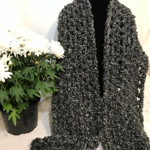 Handmade crochet scarf
