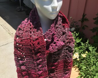 Handmade crochet scarf