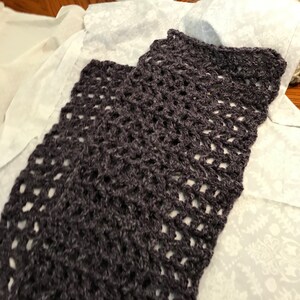Handmade crochet scarf