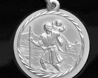 Saint Christopher Medal in Silver