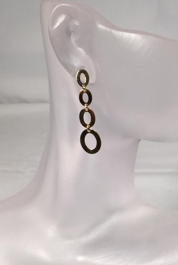 Open Loop Dangle Earrings - image 1