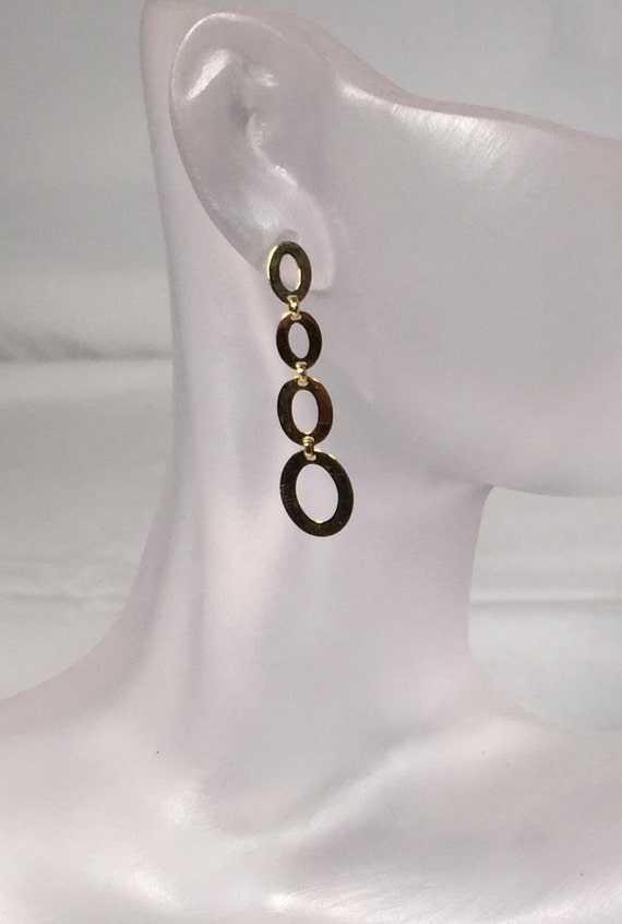 Open Loop Dangle Earrings - image 3