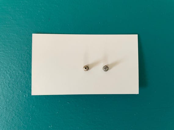 Tiny 'Ladybug' Stud Earrings - image 2
