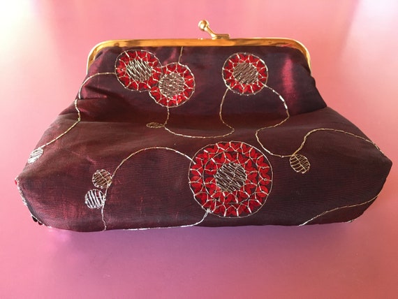 Red Sequined Coin Purse - image 4