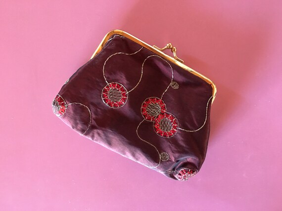 Red Sequined Coin Purse - image 1