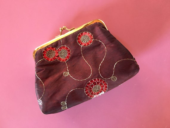 Red Sequined Coin Purse - image 3