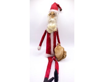 Primitive Skinny Santa Doll