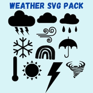 Weather Stickers Cute Weather Sweatshirt Weather Clip Art Weather PNG Cold Weather