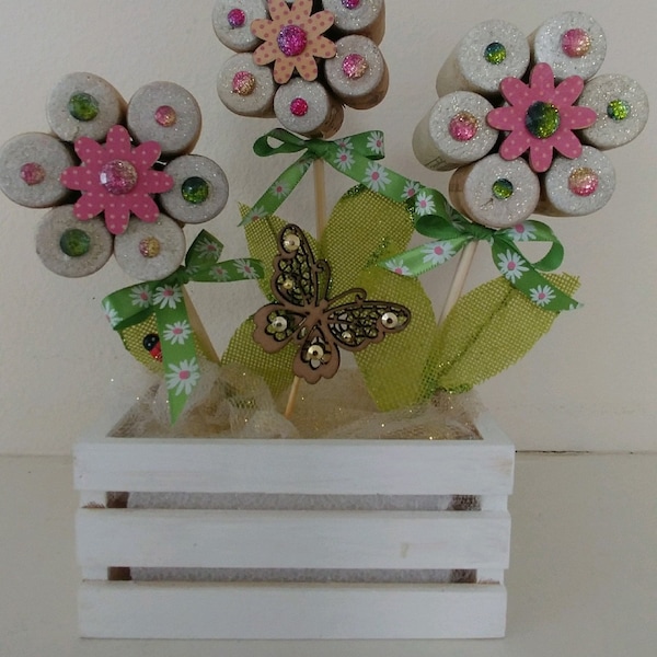 Wine Cork Planter Etsy