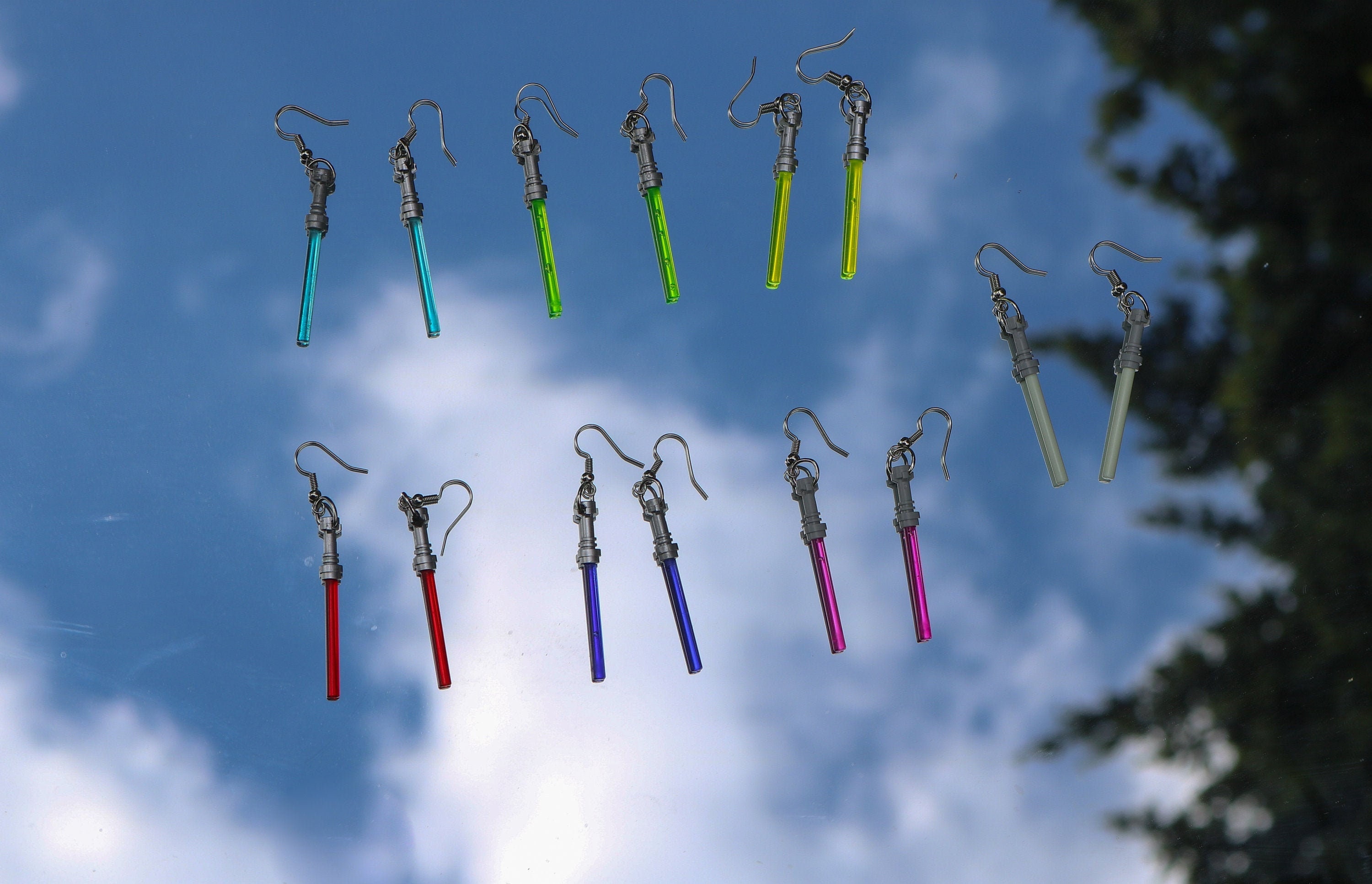 Lightsaber Earrings