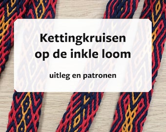 Kettingkruisen op de Inkle loom