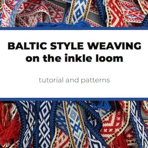 Baltic style weaving on the inkle loom