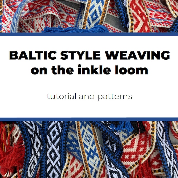 Baltic style weaving on the inkle loom
