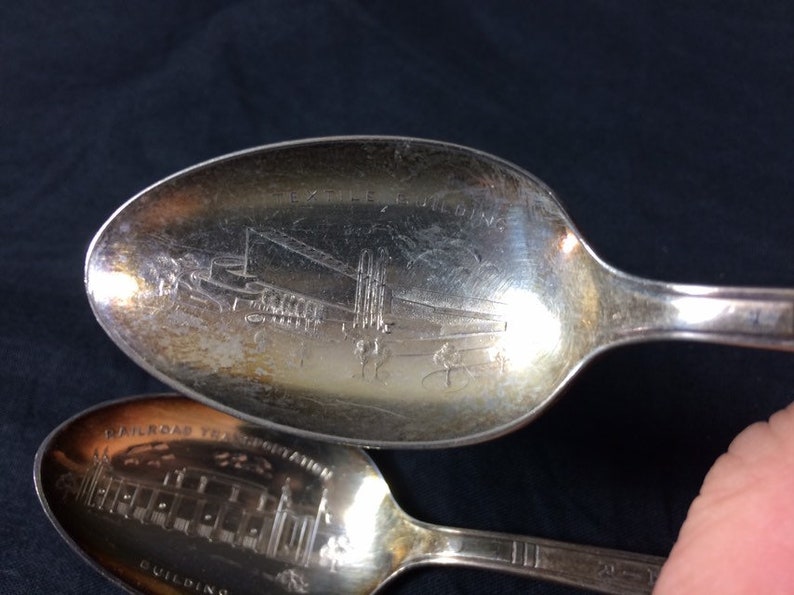 3 Antique New York Worlds Fair Spoons 1939 Wm Rogers Silver Etsy