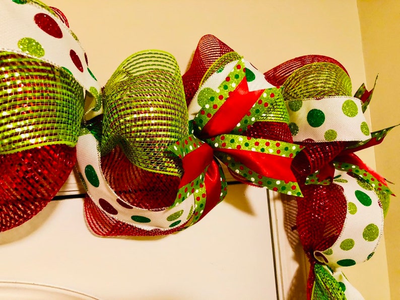 Christmas wreath and garland Matching set.