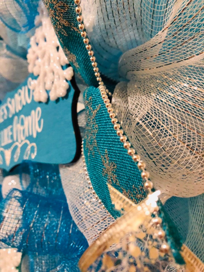 There/'s snow place like home wreath