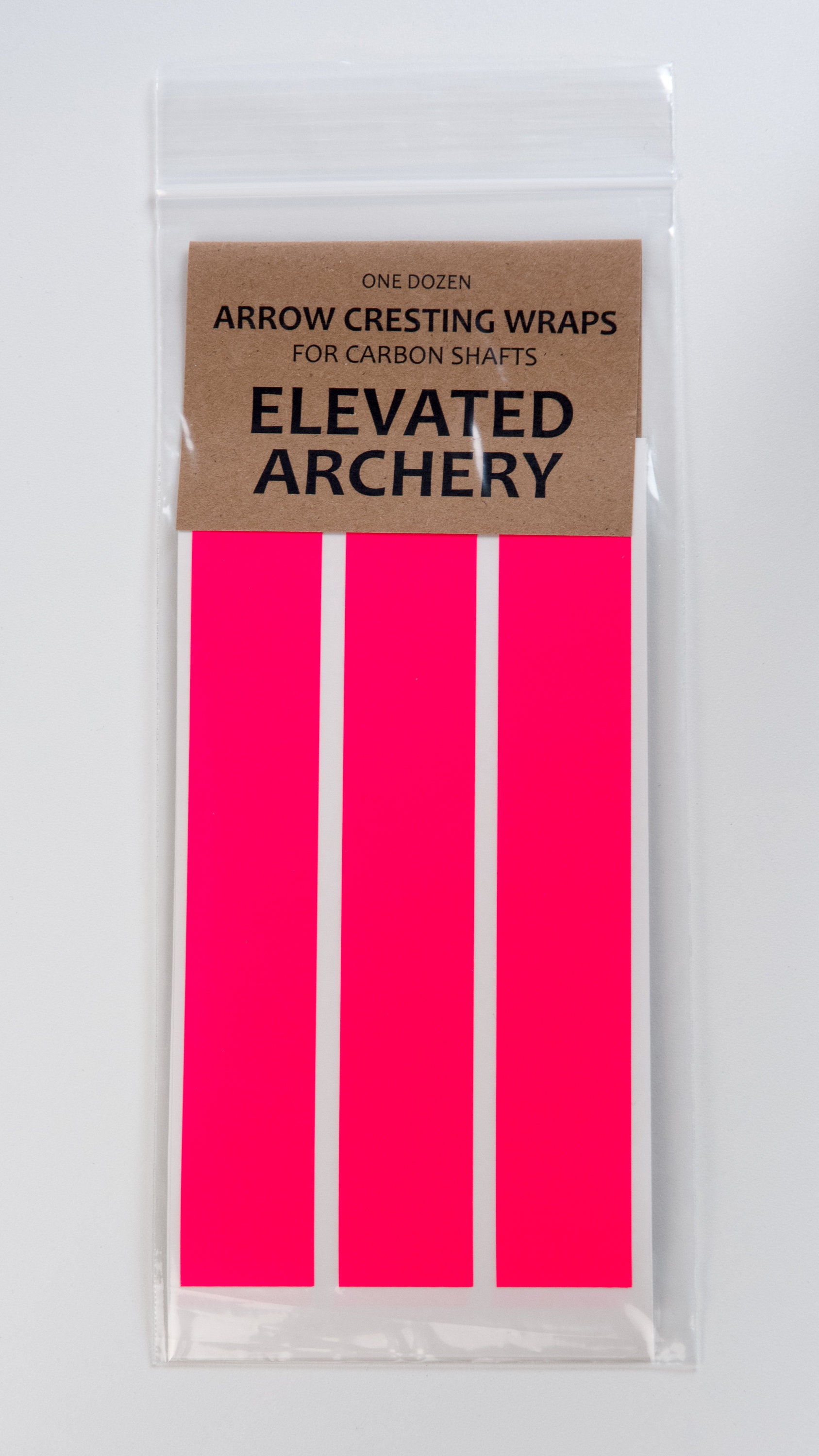 Pack of 12 Elevated Archery 4 Standard Diameter Arrow Cresting Wraps for Carbon Shafts 
