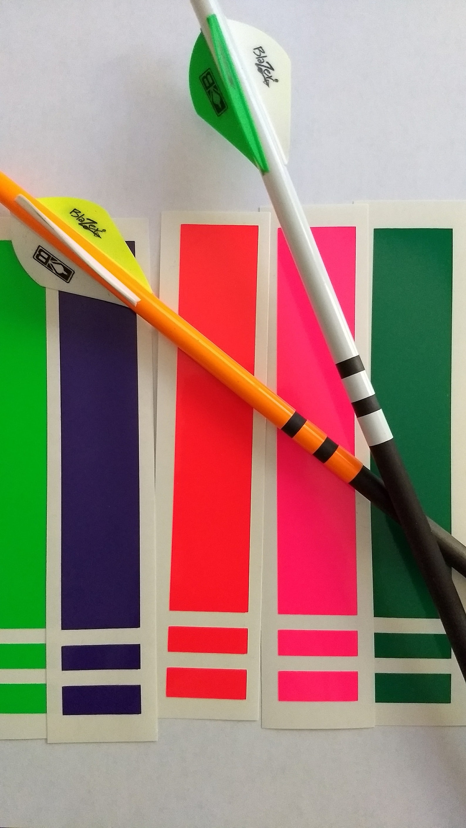 Traditional Style Arrow Cresting Wraps for Carbon Arrows 6 20 Colors Available Etsy