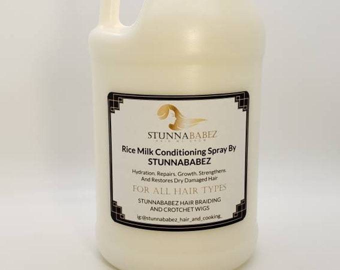 1/2 Gallon Size Rice Milk Conditioning Spray by Stunnababez Etsy