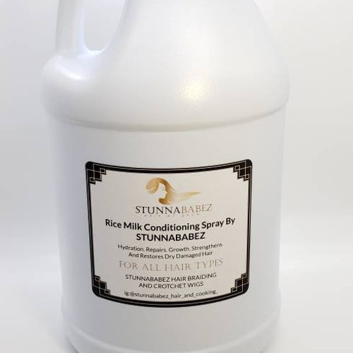 Gallon Size Rice Milk Conditioning Spray by Stunnababez Etsy