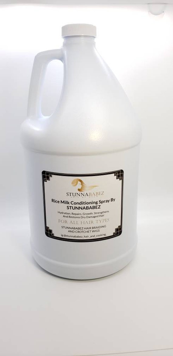 Gallon Size Rice Milk Conditioning Spray by Stunnababez Etsy