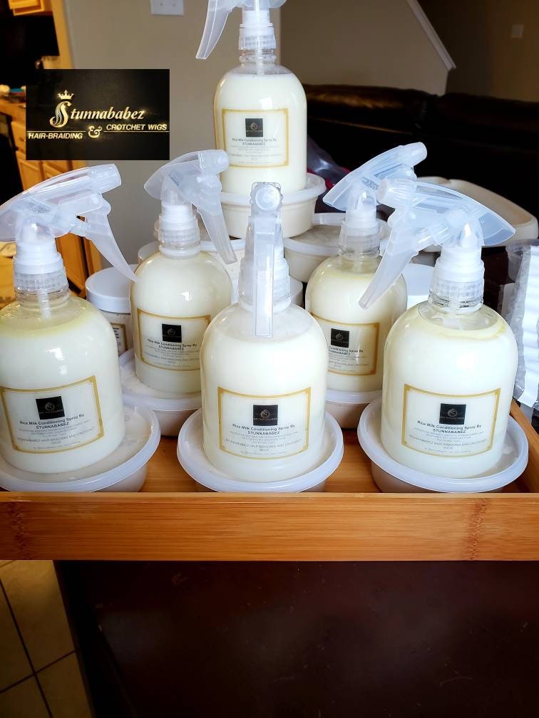 Trial Size Combo Rice Milk Conditioning Spray by Etsy