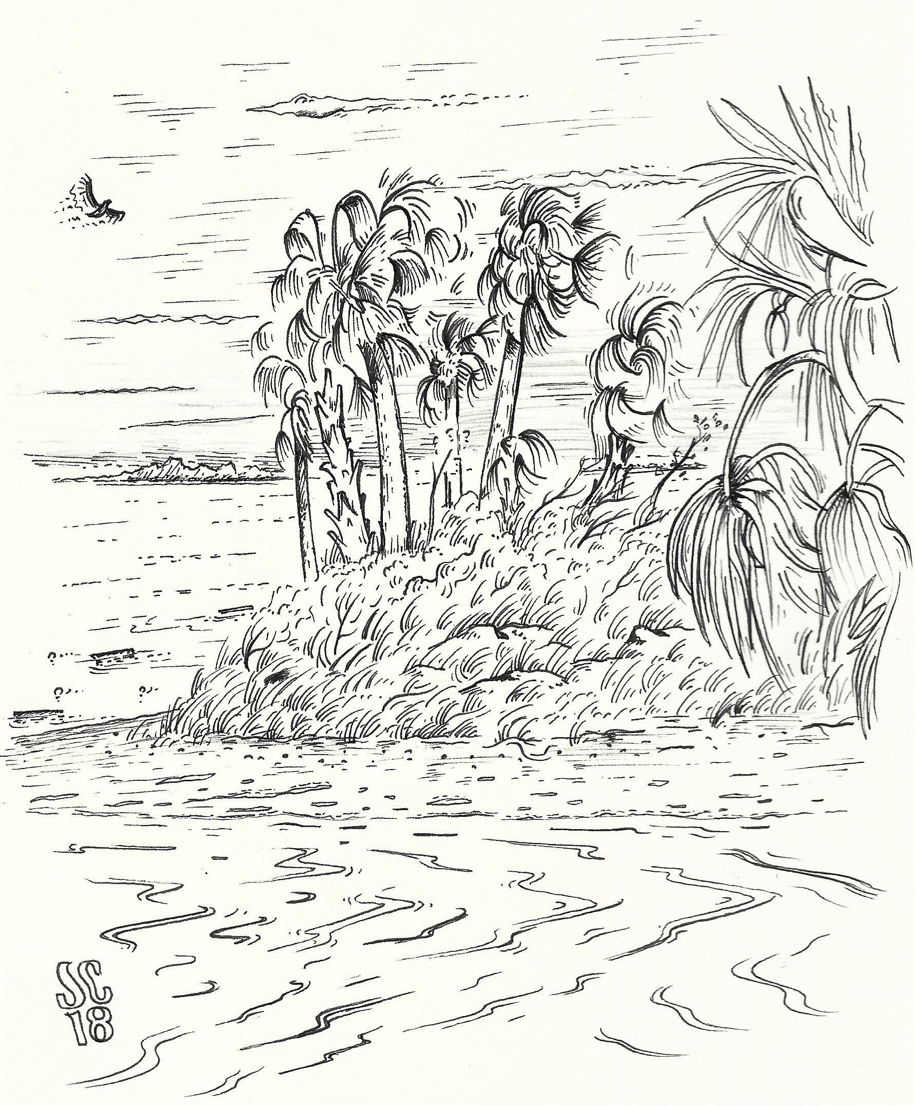 Set of 4 Postcards 5x7 Art Print cards Original Drawings Etsy