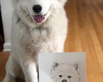 Custom Watercolor Pet Portrait: Personalized Dog Memorial Painting