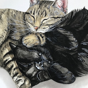 Pet Portrait from Photo – Custom Pet Portrait – Memorial Gift Pet Lover Present Hand-Painted Pet Art