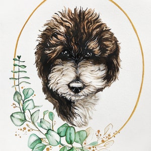 Custom Watercolor Pet Portrait: Handmade Dog or Cat Memorial image 9