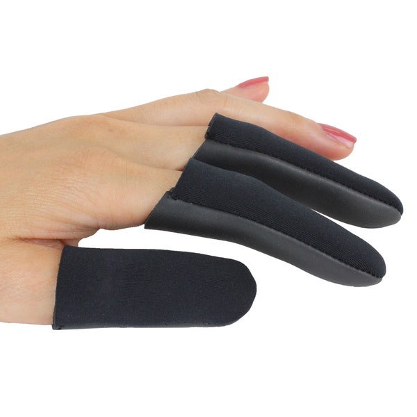 Thermal Finger Guards - All-Purpose Protectors & Shields for Crafting, Electronics, Woodworking and more. No MORE GLOVES! 3 Pieces