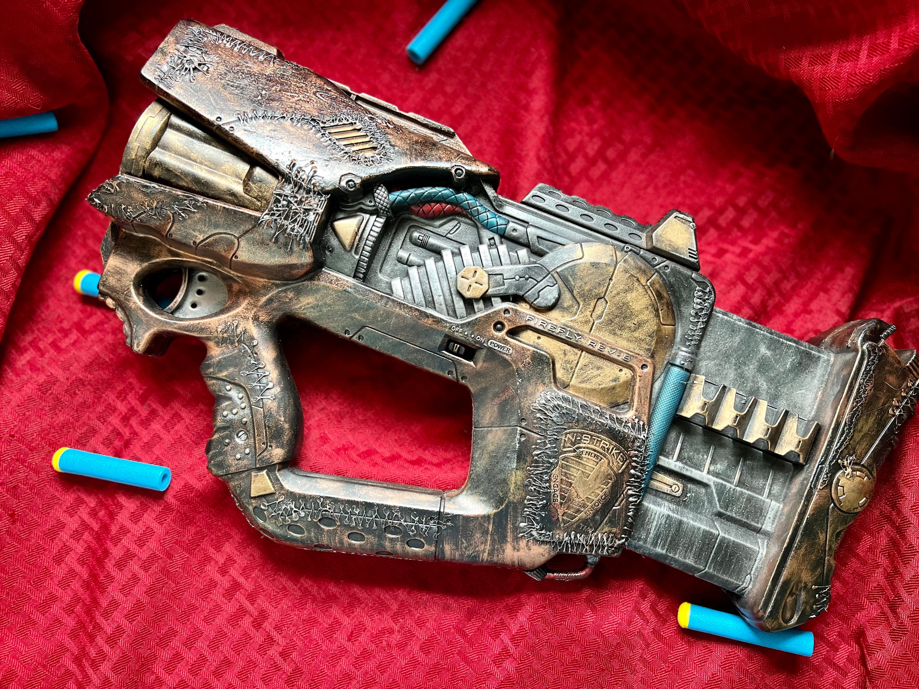 Nerf Elite 2.0 Echo Custom Painted Mod Cosplay 