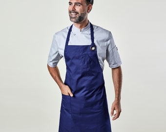 Premium Chef Apron for Man or Woman | Handcrafted | Belfast Apron Midnight | Twill | Kitchen, Restaurant, Professional