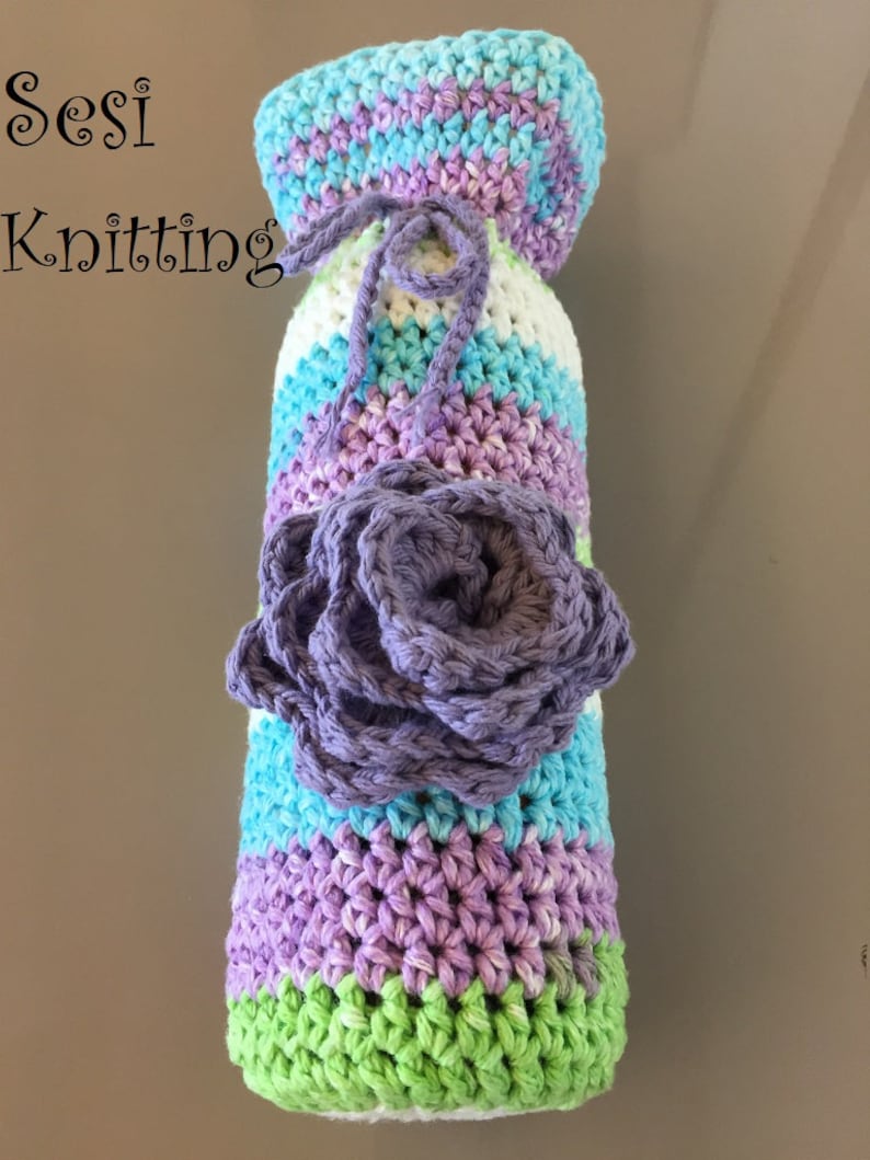 Lilac Wine Bottle Cover