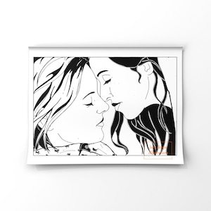 Jasmine and Dallas from Below her mouth (2016) / Natalie Krill and Erika Linder