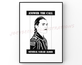 General Sarah Alder from Motherland Fort Salem / Answer the call / Lyne Renee