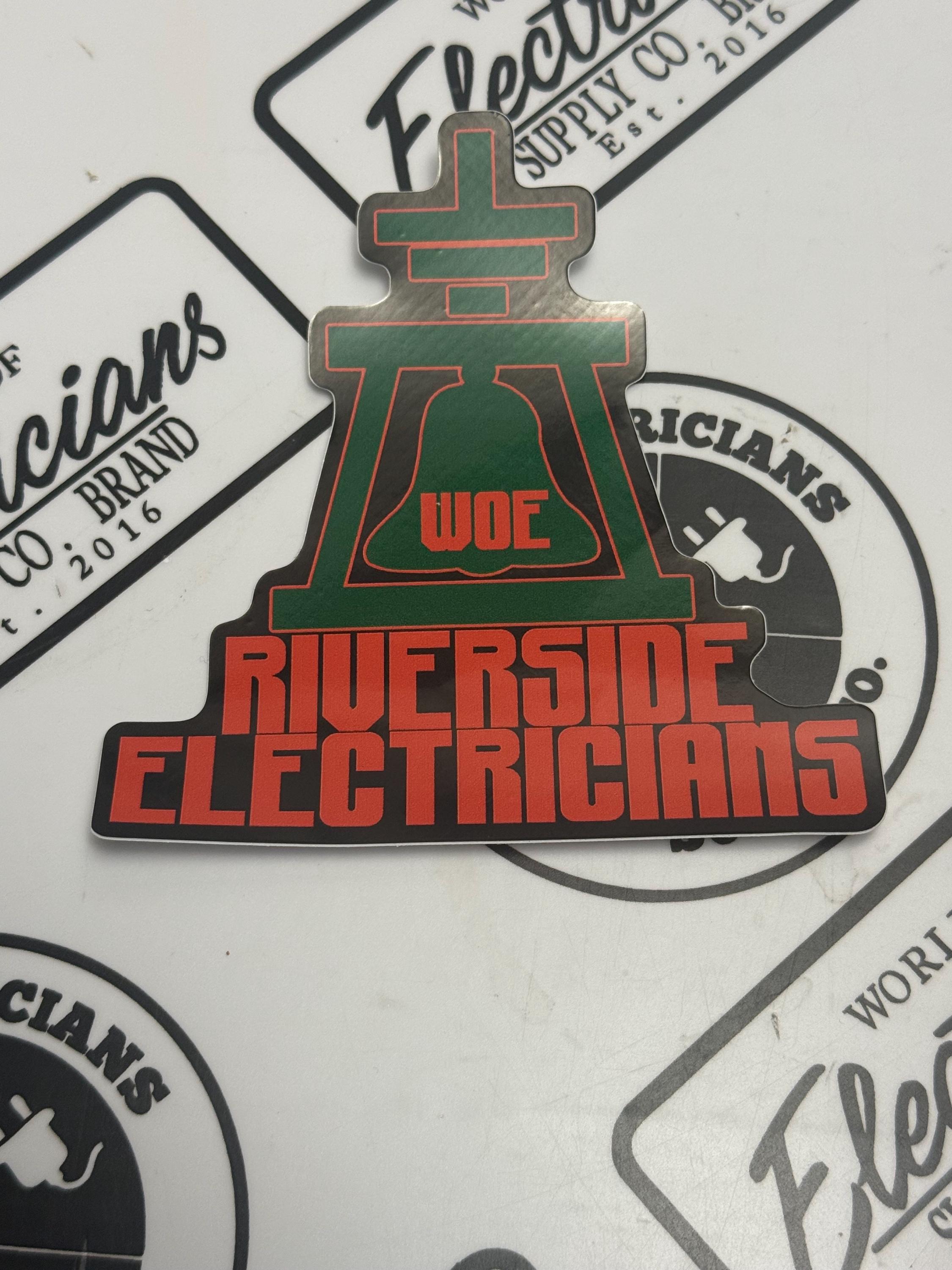 Riverside Rv Sticker Electrician Riverside Sticker - Etsy