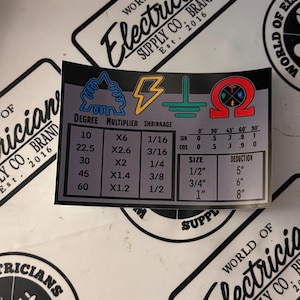 Stickerkaart Sparky Conduit-buiger