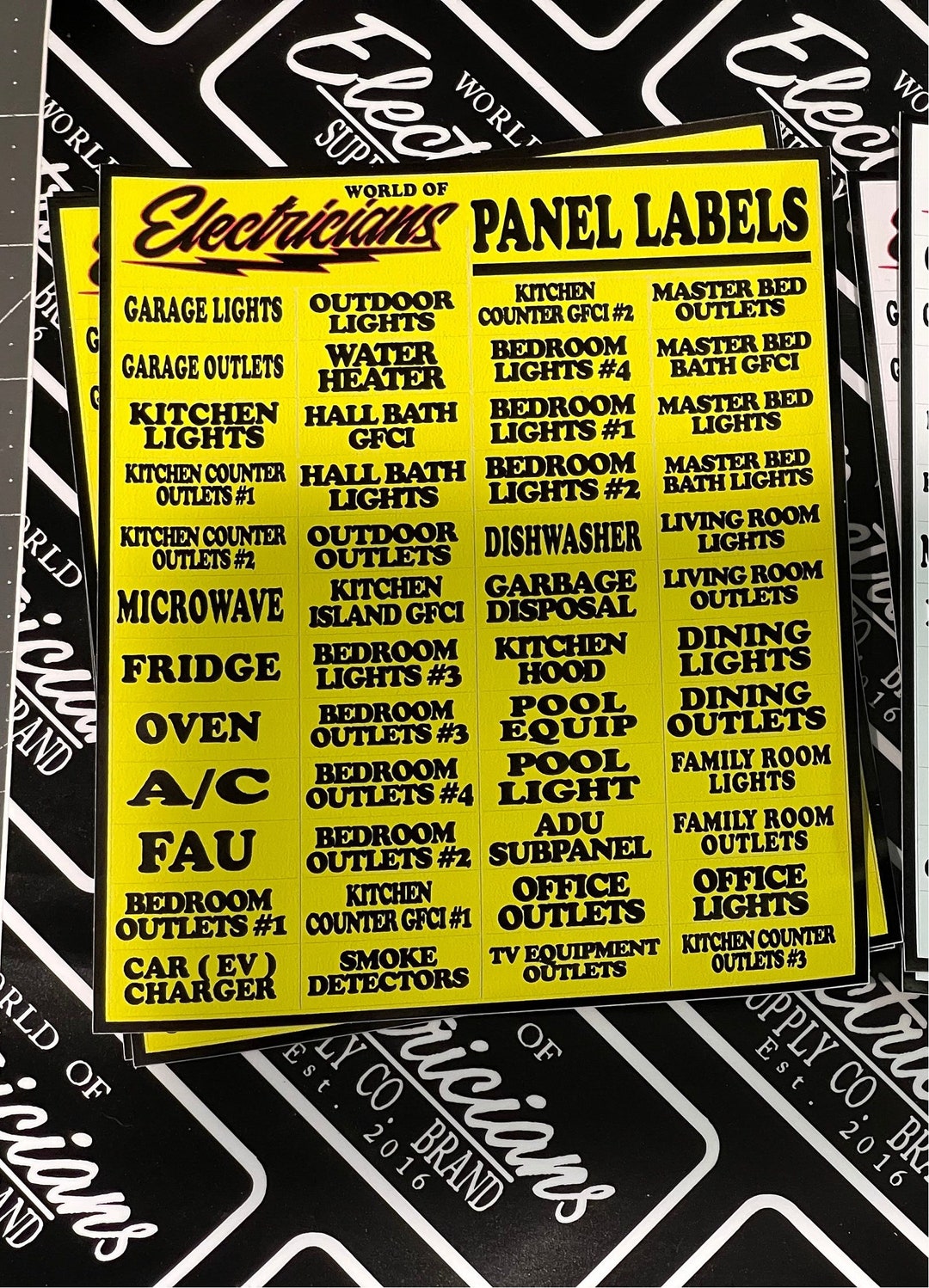 Panel Labels ( 3 Pack ) - Etsy