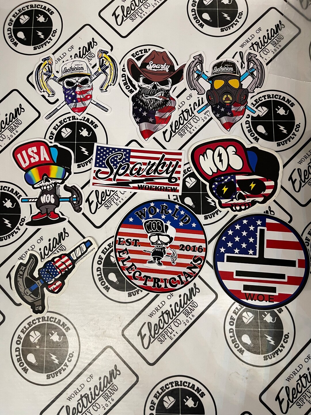 Usa Sticker Pack 9 Piece - Etsy