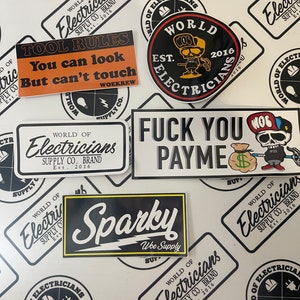 Pacchetto adesivi (5 pezzi) 4”