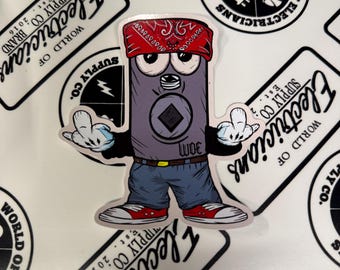Elektriker Aufkleber ( Kabelverschraubung )