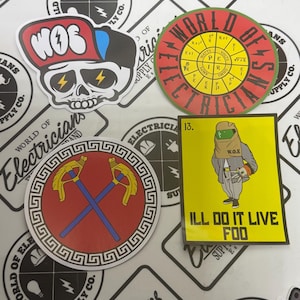 Electricians Sticker Pack