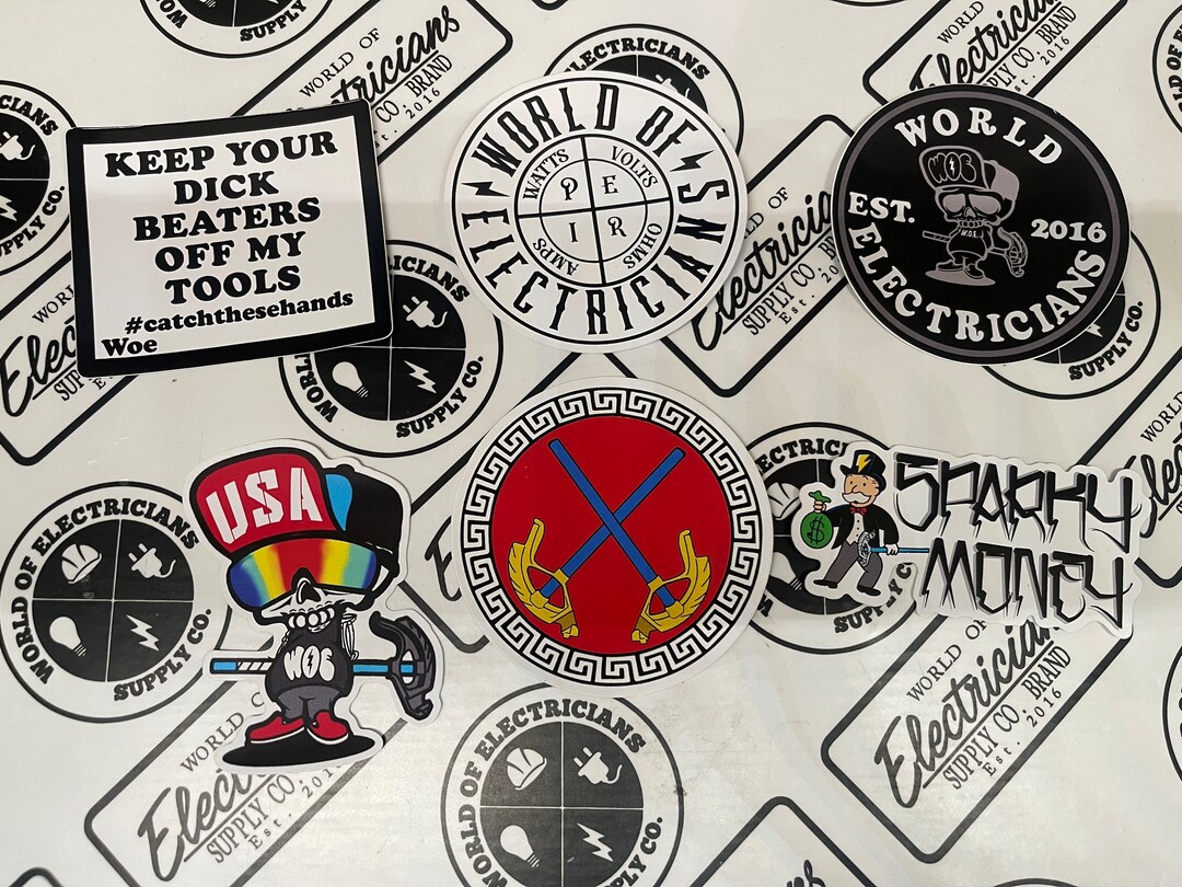 Sticker Pack 6 Piece - Etsy
